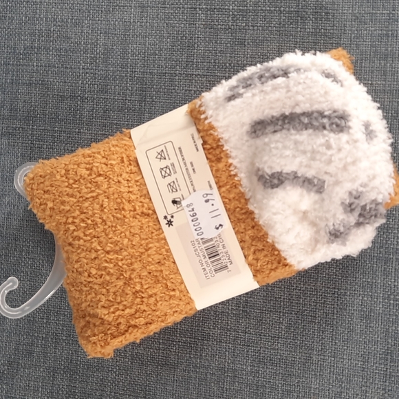 Cat Paw Foot Socks Sox Sock Fuzzy Soft Slipper Thick Warm Cozy Unisex Kids Child - Picture 4 of 4